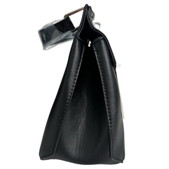 CHRISTIAN LACROIX Sable Prism Python Satchel Handbag Black Silver Women Med $98 - Picture 5 of 10